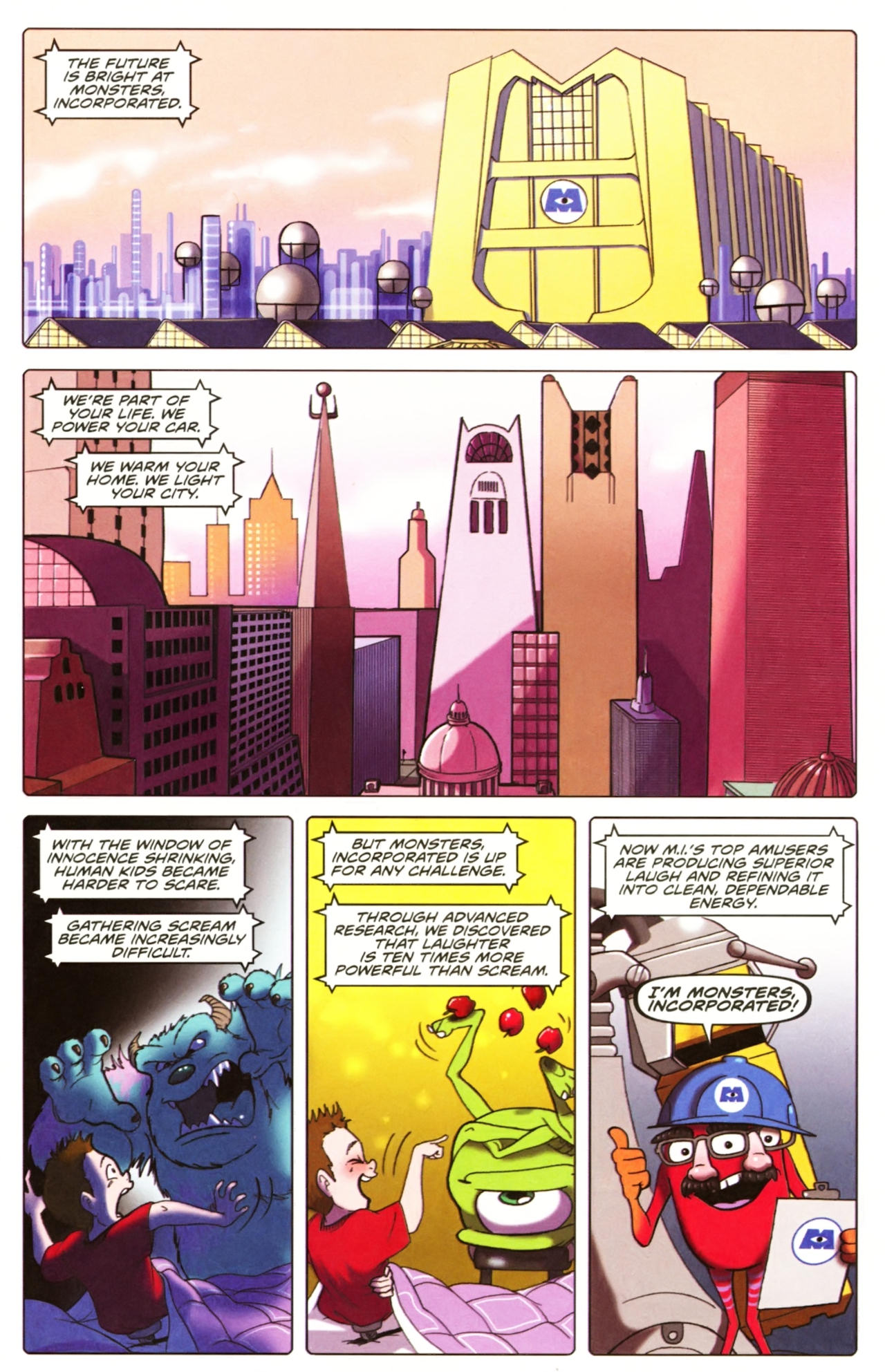 Read online Monsters, Inc: Laugh Factory comic -  Issue #1 - 4