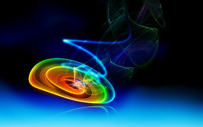 Colorful Smoke Circle HD Wallpaper