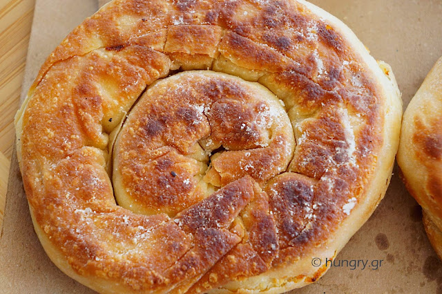 Coiled Cheese Pie from Skopelos Island
