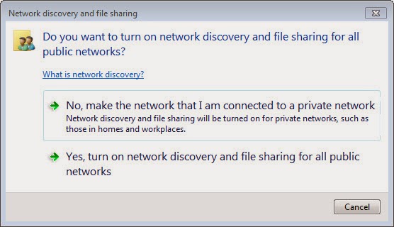 Network Discovery and File Sharing Network Discovery and File Sharing