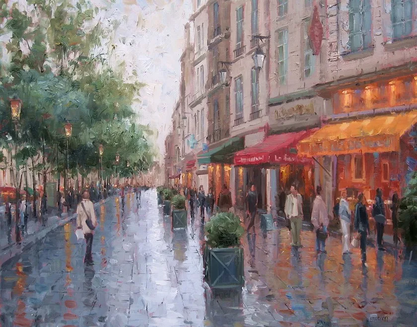 Eugene Paprocki 1971 ~ American painter | The impressionist city