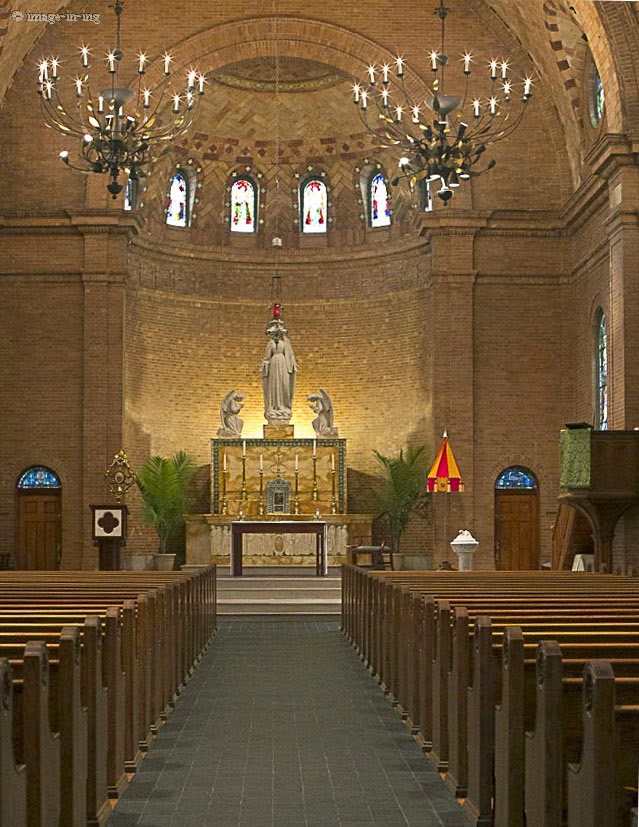 imageining Saint Mary's Basilica, Wilmington NC