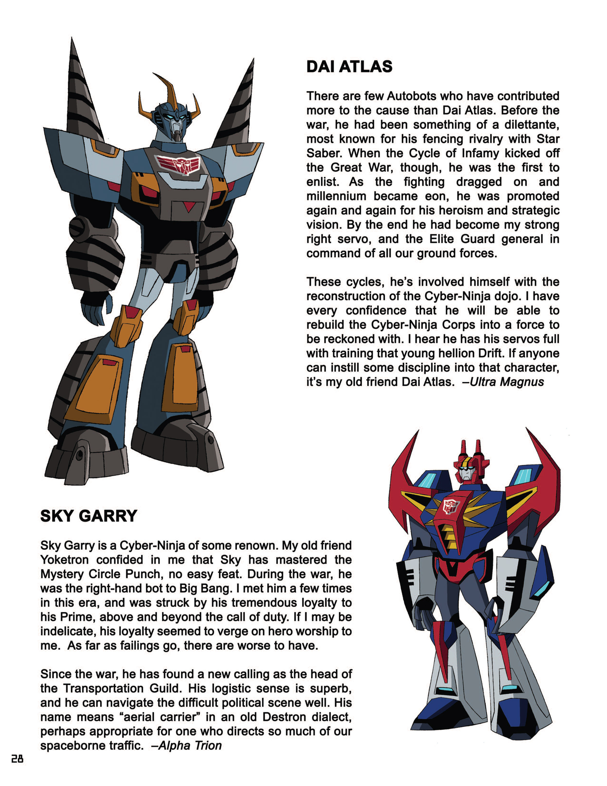 Read online Transformers Animated: The Allspark Almanac comic -  Issue # TPB 2 - 27