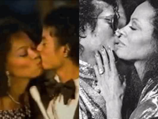 MJ kissing the LOHL, Diana..