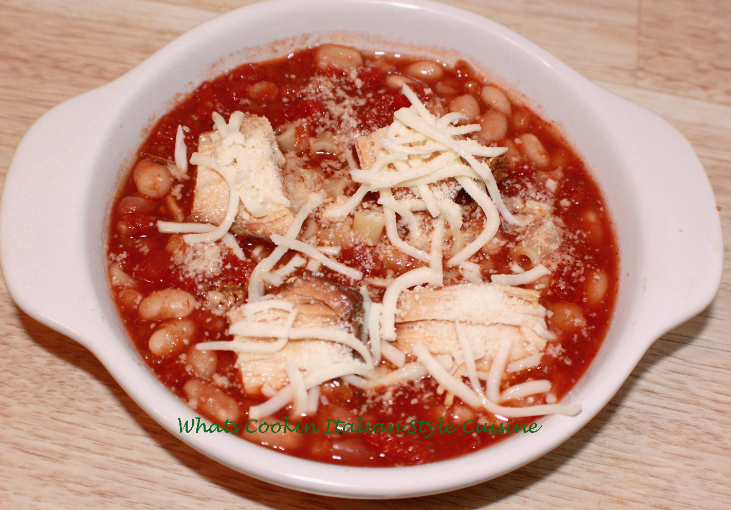 Chicken Parmesano Pasta Fagioli Recipe What's Cookin' Italian Style