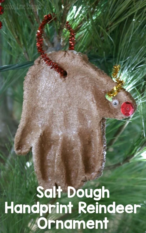 Handprint Reindeer Keepsake Crafts