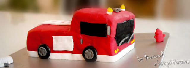 Gâteau Camion de pompier