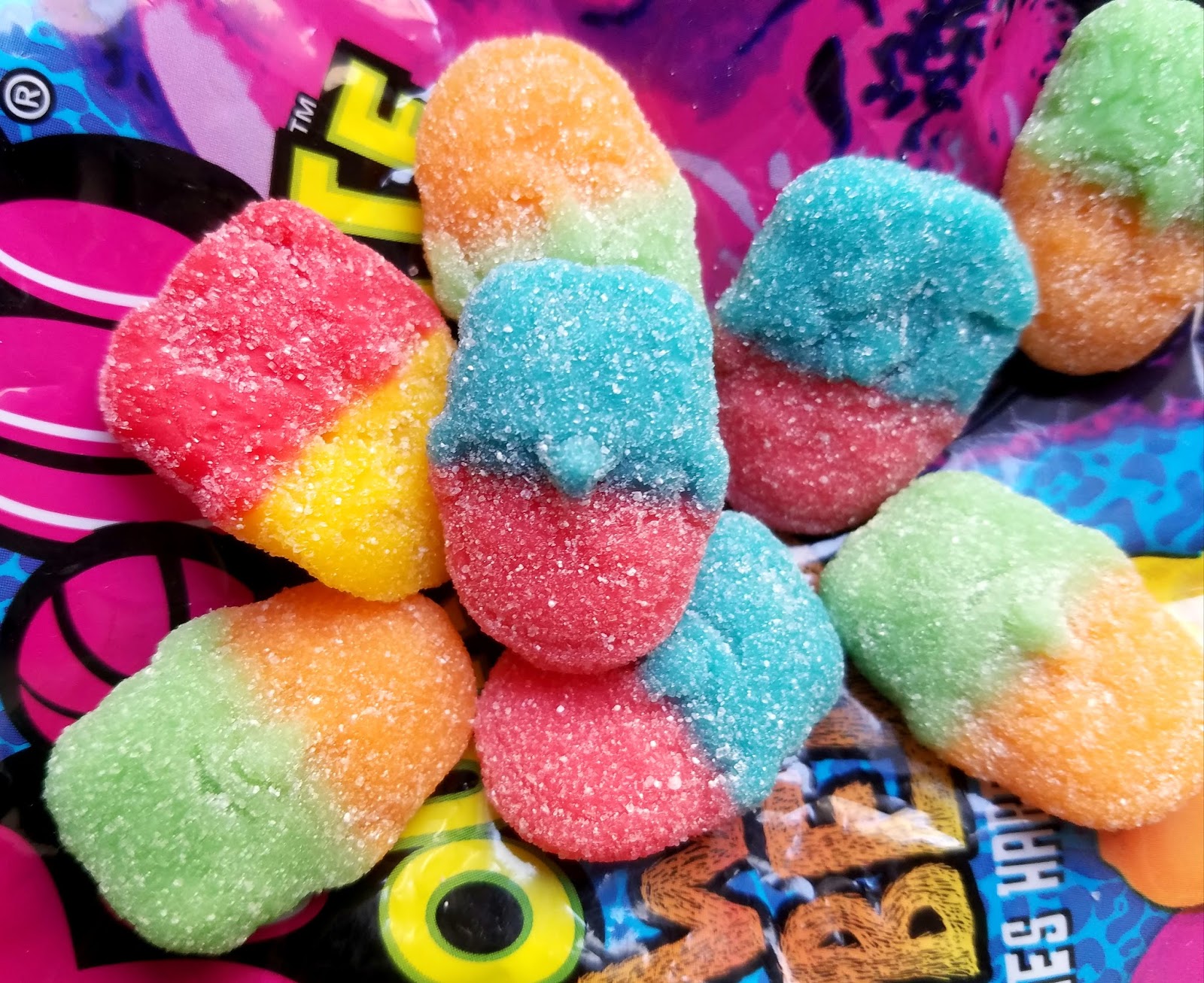 Obsessive Sweets Gummy Snapshot Trolli Sour Brite Weird Beards, James