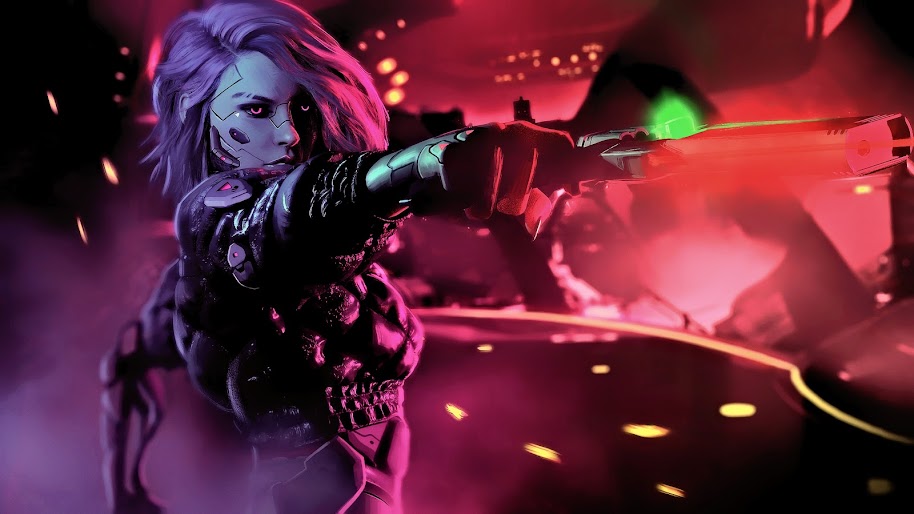 Cyberpunk, Girl, Sci-Fi, 4K, #133