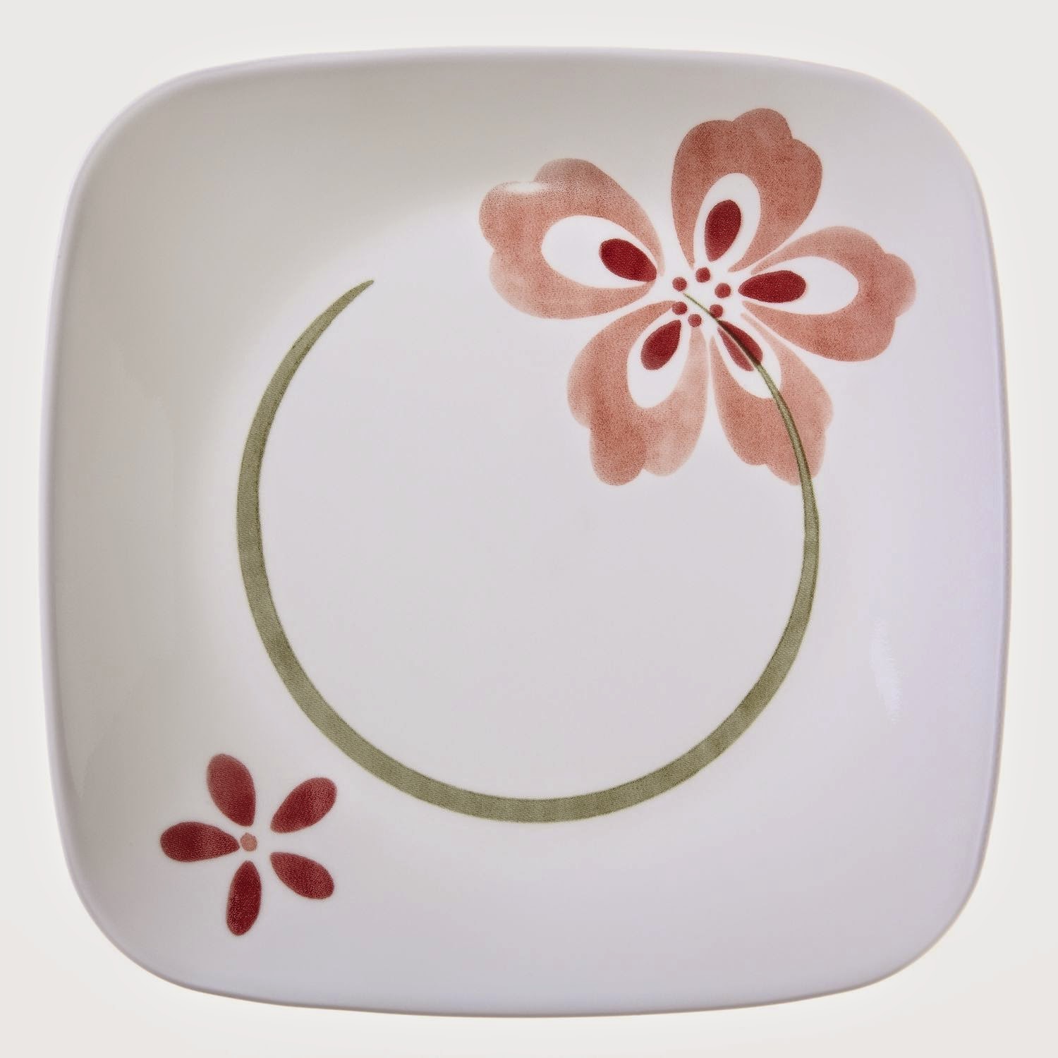 ANJ Jaya Enterprise CORELLE® SQUARE™ PRETTY PINK 16PC DINNERWARE SET