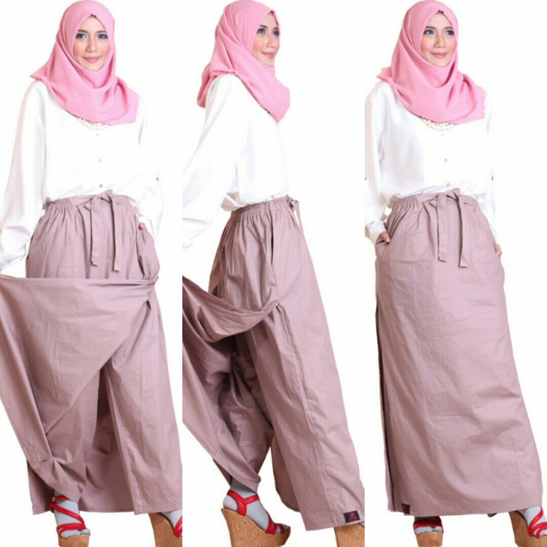 99 Model Rok Celana  Wanita Kulot  Batik Span Pesta 