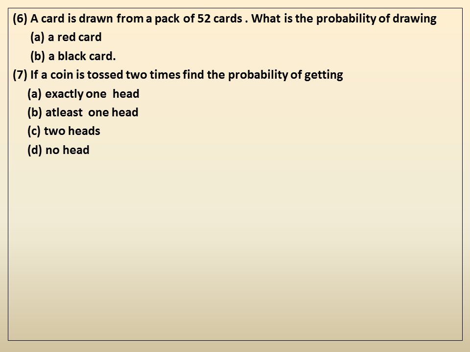 Math 10: CHAPTER 7: PROBABILITY