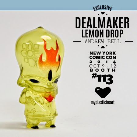New York Comic Con 2014 Exclusive Lemon Drop Edition The Dealmaker Vinyl Figure by Andrew Bell