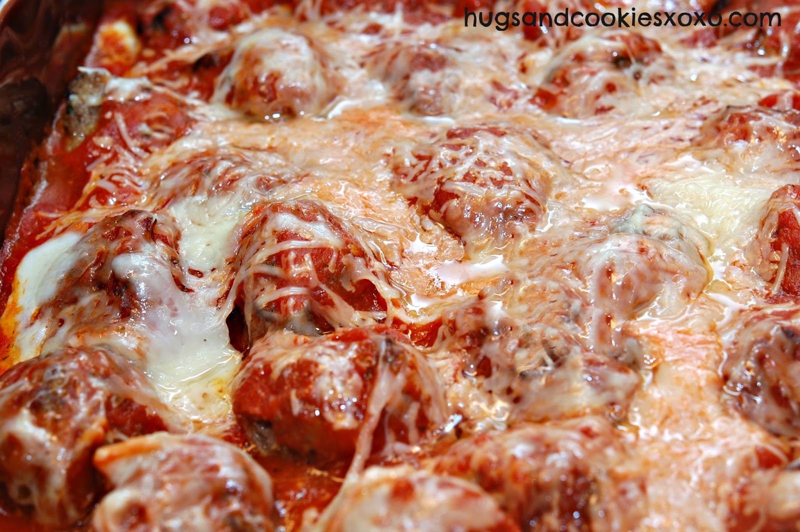 GLUTEN FREE HUGS & COOKIES XO MANCHEGO CHEESE MEATBALL PARM!!!!!!