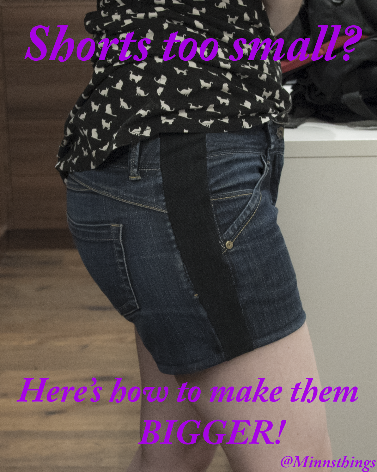 diy how to make small shorts bigger minnsthings