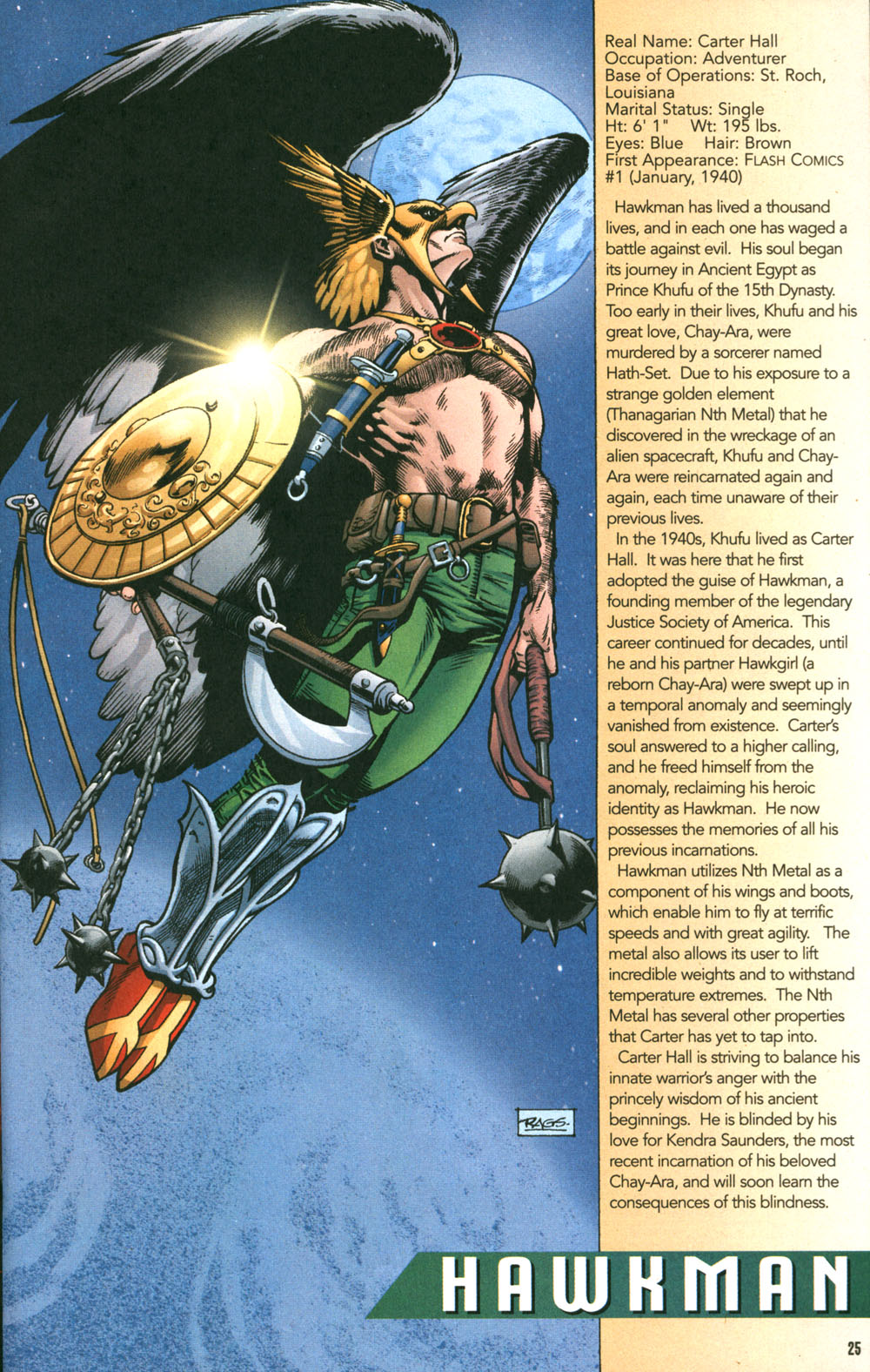 Hawkman Secret Files and Origins Issue #1 #1 - English 25