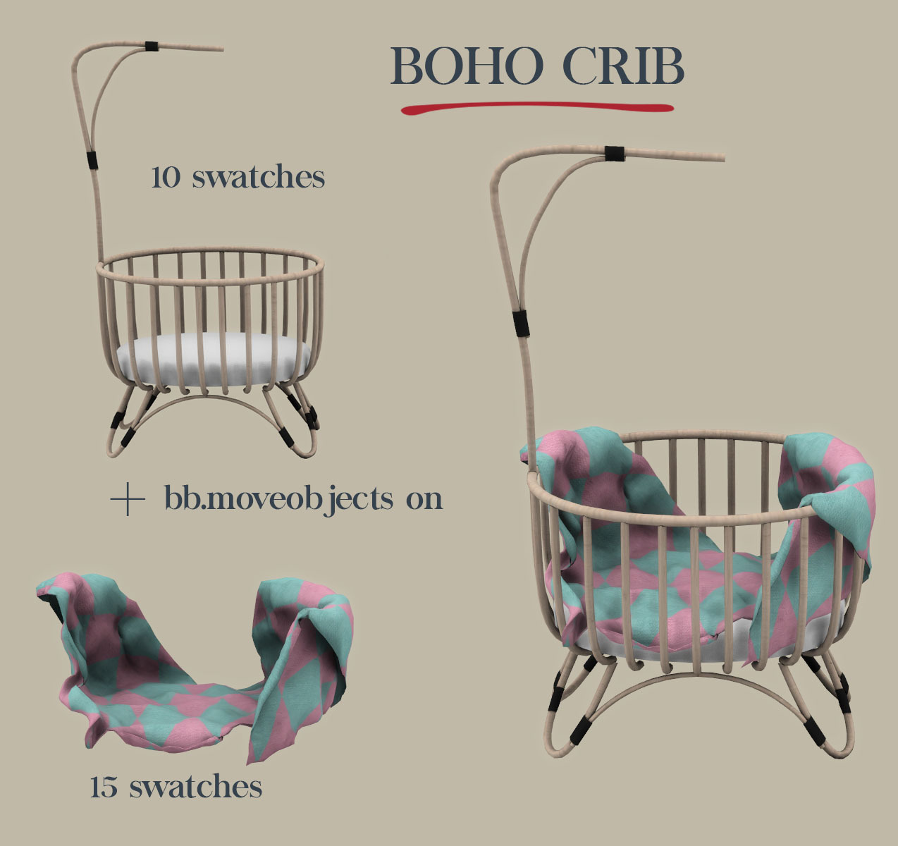 Sims 4 Ccs The Best Crib By Leo Sims