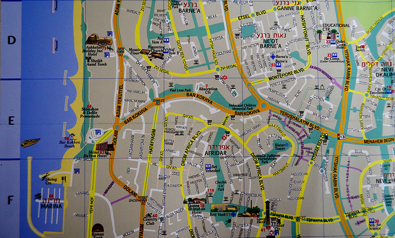 Израиль кармиэль карта