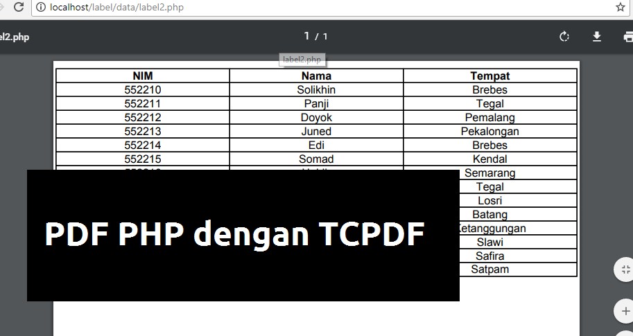 download pdf TCPDF