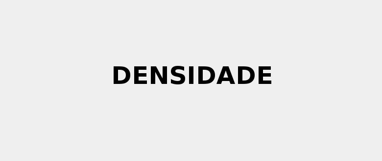 Densidade E Meu Infografico