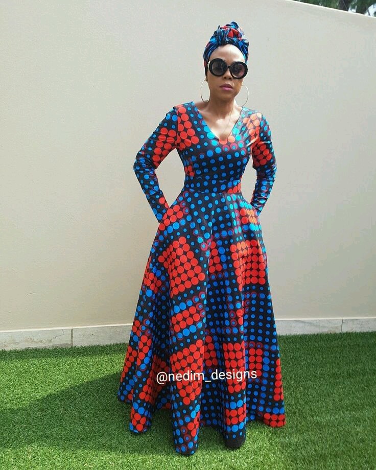 latest ankara maxi dresses
