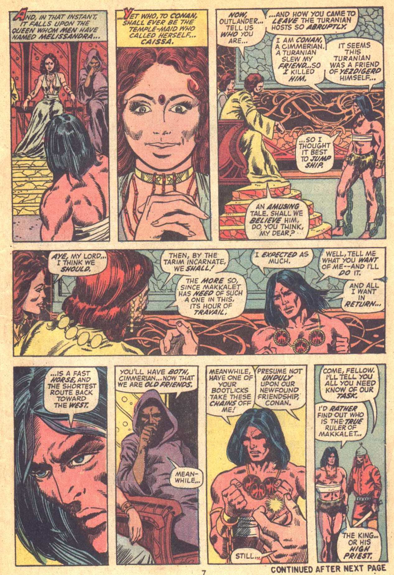 Read online Conan the Barbarian (1970) comic -  Issue #21 - 7