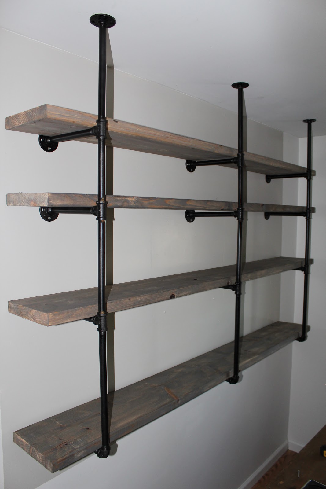Sylvie Liv Industrial Rustic Shelf Tutorial
