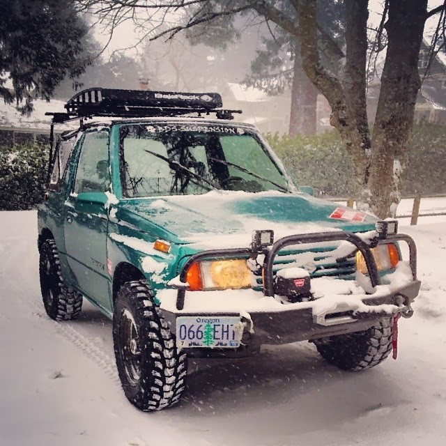 Our Suzuki during Snowlandia 2014