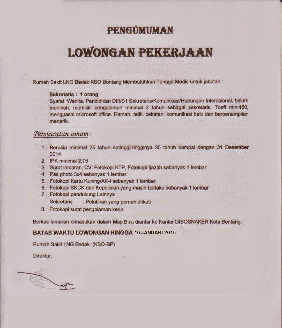 Lowongan Kerja Loker Terbaru Januari 2015 Di Cikarang 