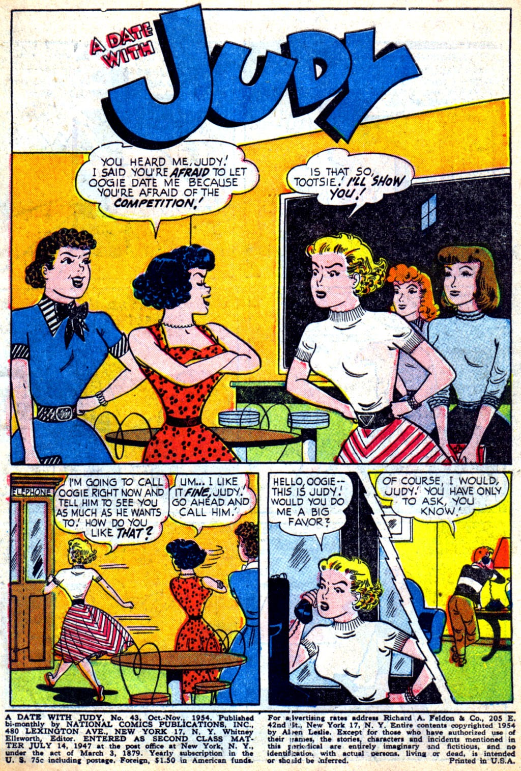 Read online A Date with Judy comic -  Issue #43 - 3