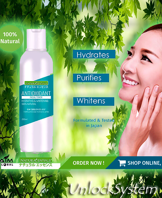 Editha Siton Kawamoto Naturacential AntiOxidant Facial Toner