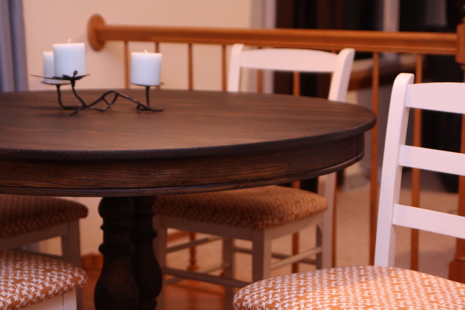 Decorating the Dorchester Way: Refinished Dining Room Table and Chairs