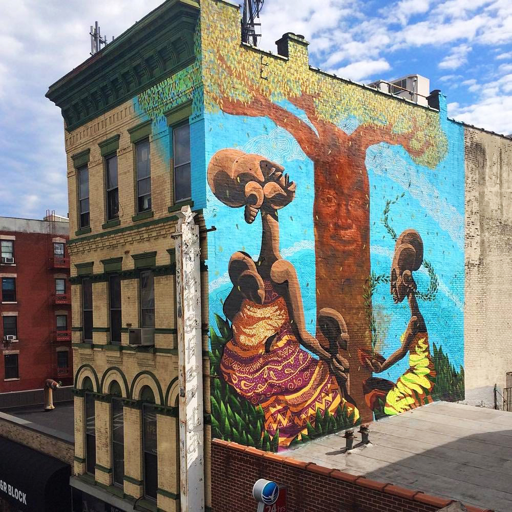 Baha'i Historical Facts 2017 Education is not a Crime > Murals in