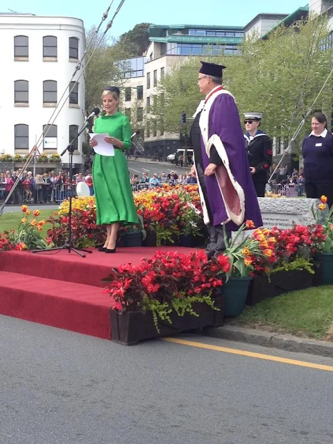 Sophie, Countess of Wessex attends the 70th anniversary of the Channel Islands liberation on May 9, 2015 in in Guernsey.