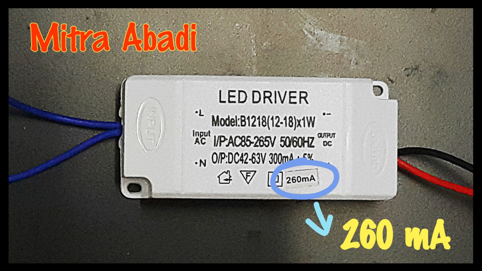 LED Driver Sederhana Menggunakan LM317 Regulator