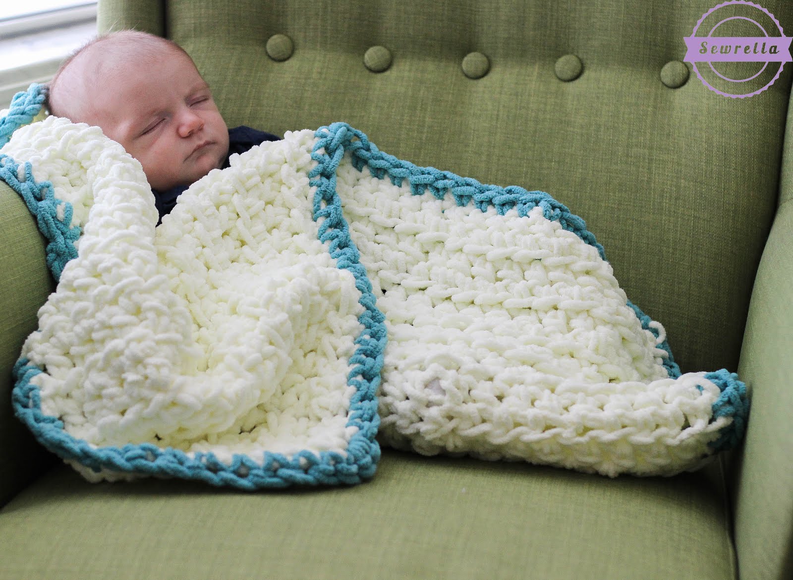 Learn how to Crochet a Baby Blanket in as little a 3 Hours