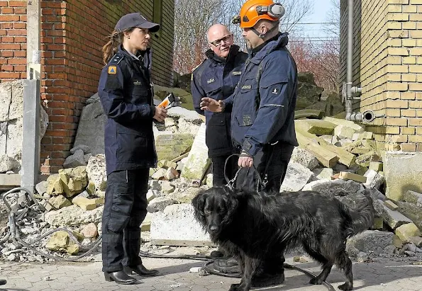 Princess Marie of Denmark visited the Danish Emergency Management Agency (DEMA)