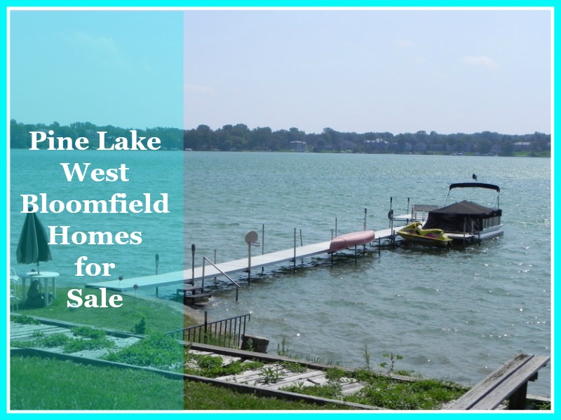 Michigan lake real estate Pine Lake West Bloomfield Homes for Sale