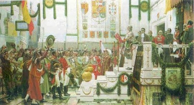 Proclamación de la Constitución de 1812 en el oratorio de San Felipe Neri, Cádiz - Salvador Viniegra