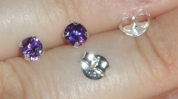 JeweBella 3 Paia Orecchini A Perno In Argento 925 Con Pietre Di Nascita – Set Con Zirconi Colorati - 5