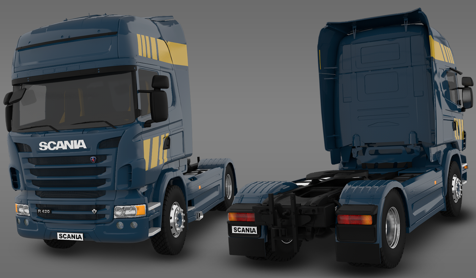 Scania R480 2008 3d Model Layth Jawad