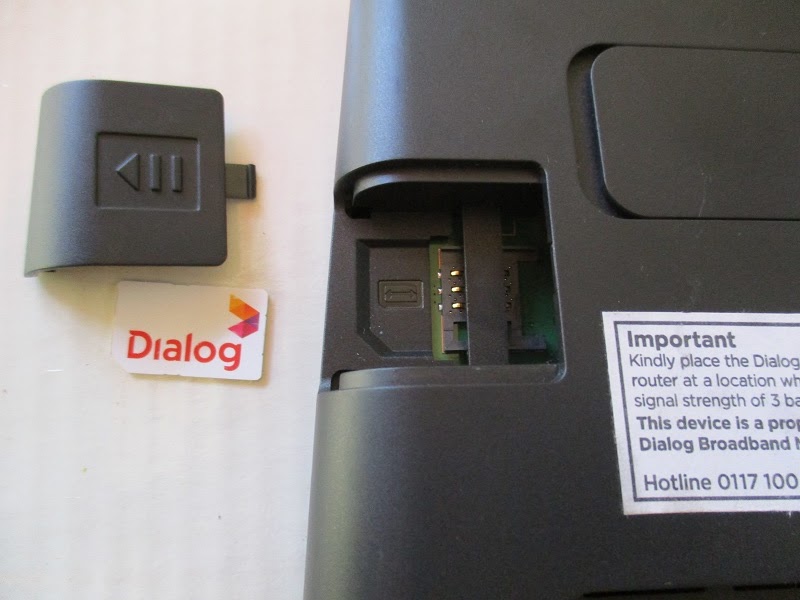 AI How to use Dialog 4G Router Sim card with your 4G Dongle