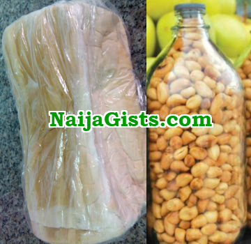 hungry man steals bread and groundnut benin