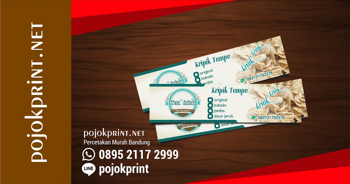 Cetak Label Makanan Percetakan Murah Bandung
