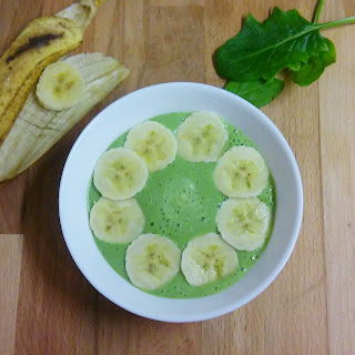 Batido verde con cuchara Batido verde con cuchara