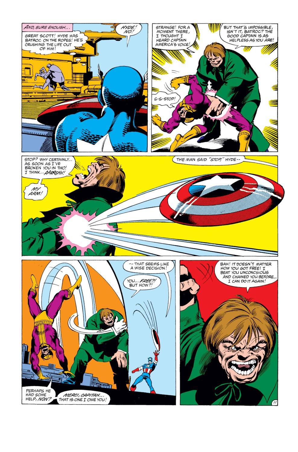 Read online Captain America (1968) comic -  Issue #252 - 11