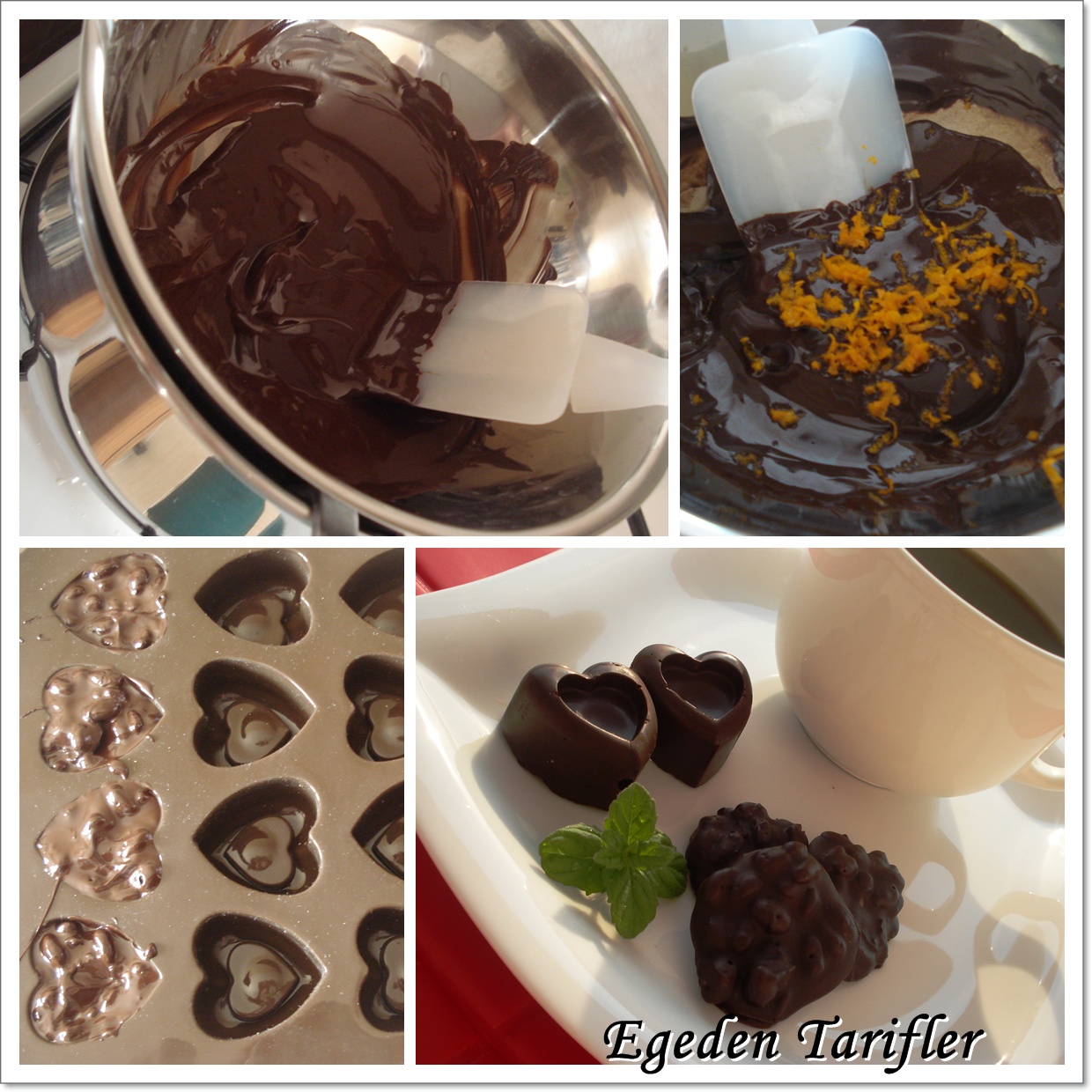 Portakallı Pirinç Patlaklı Çikolata ve İyi Bayramlar