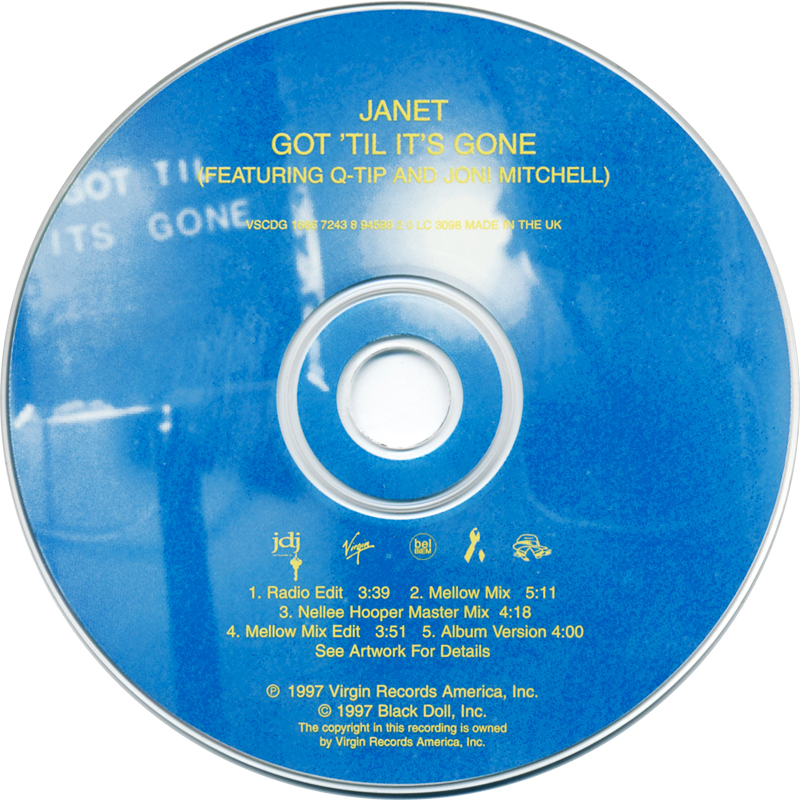 Dmellove Jackson Feat. QTip & Joni Mitchell Got 'Til It's Gone (CDM) Dmellove Jackson Feat. QTip & Joni Mitchell Got 'Til It's Gone (CDM)