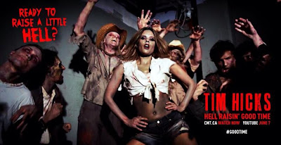 Tim Hicks: Hell Risin' Good Time, video a tema Zombie