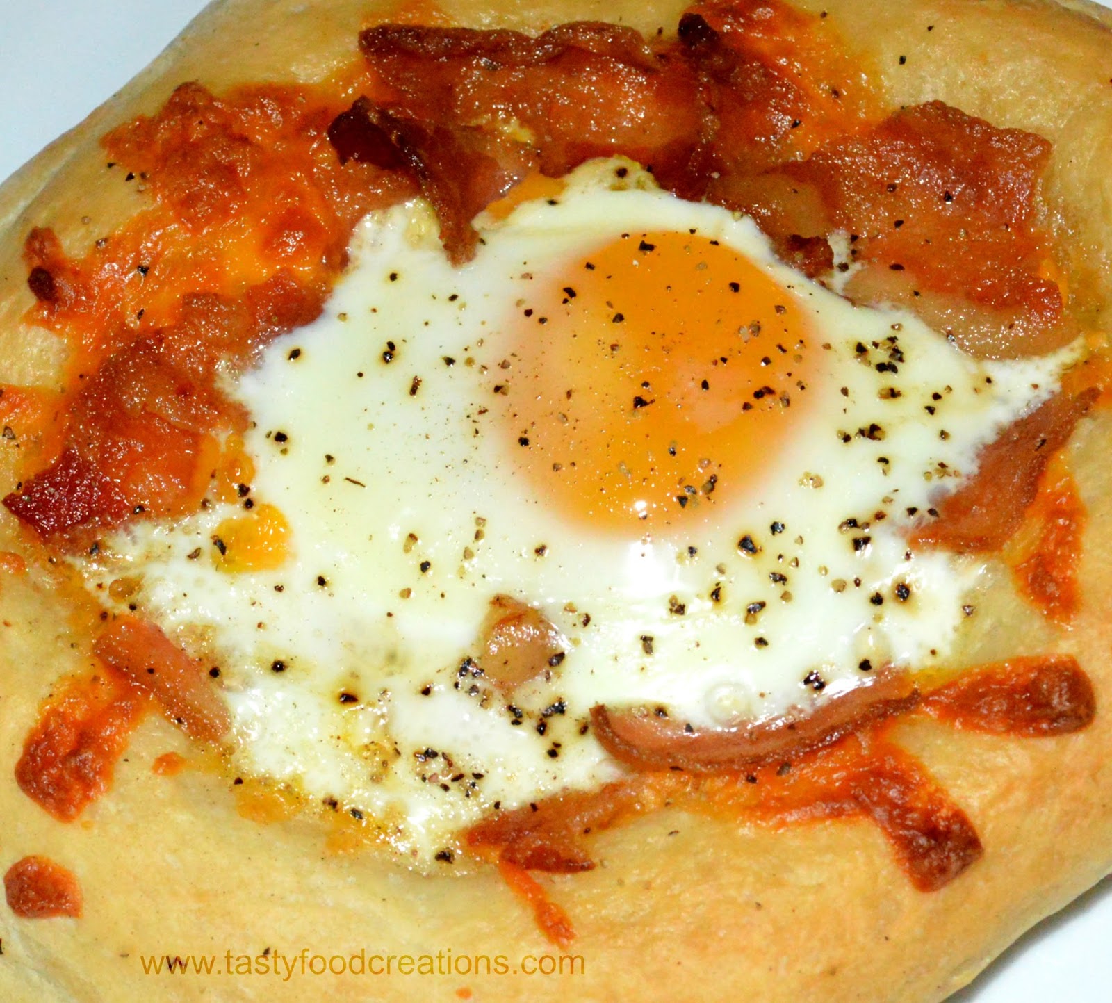 Tasty Food Creations Bacon Egg & Cheese Breakfast Pizza